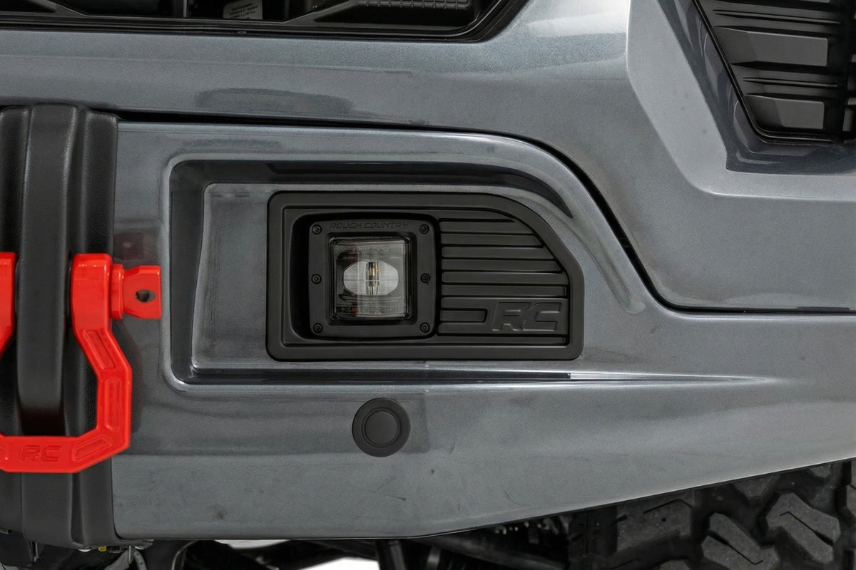 Rough Country - Front FXS Bumper - 12000S - G6M Dark Ash - Chevy Silverado 1500 (23-26) - 13007-G6M