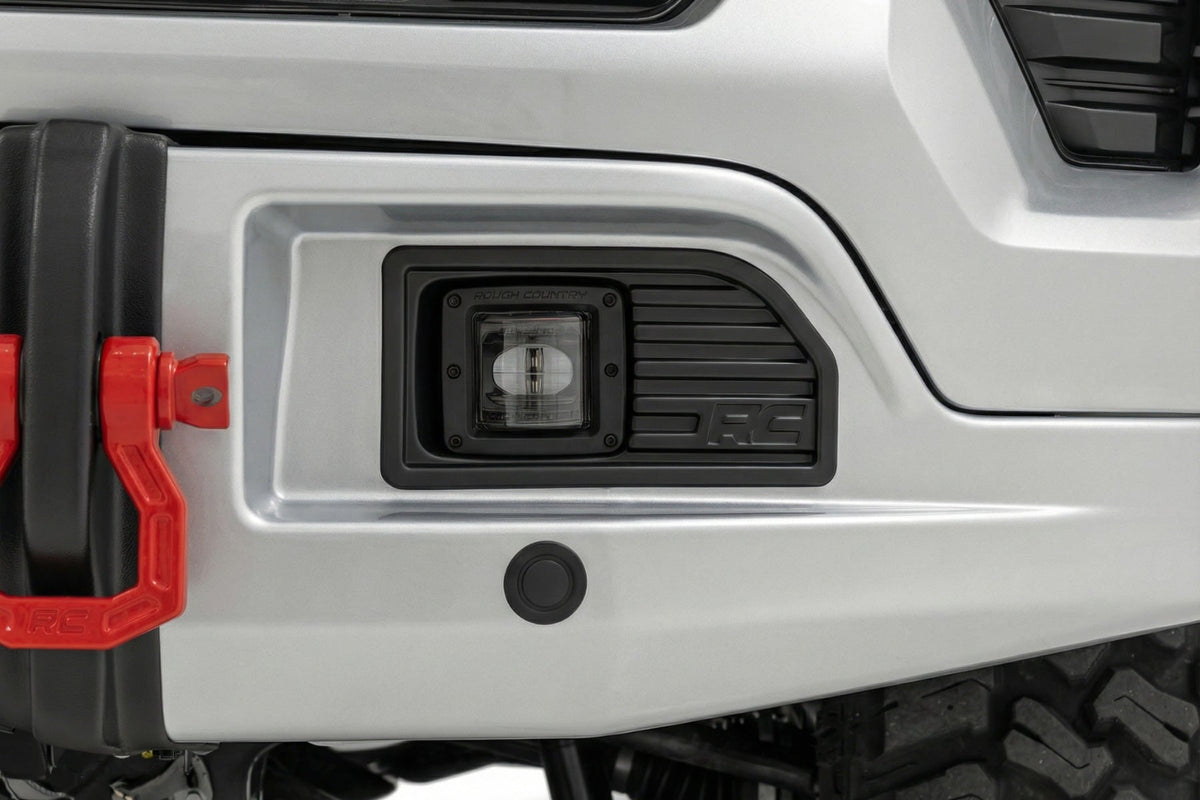 Rough Country - Front FXS Bumper - 12000S - GAN Silver Ice Metallic - Chevy Silverado 1500 (23-26) - 13007-GAN