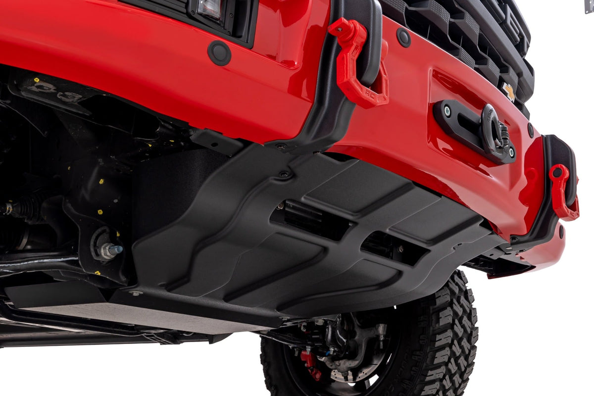 Rough Country - Front FXS Bumper - 12000S - G7C Red Hot - Chevy Silverado 1500 2WD/4WD (23-26) - 13007-G7C
