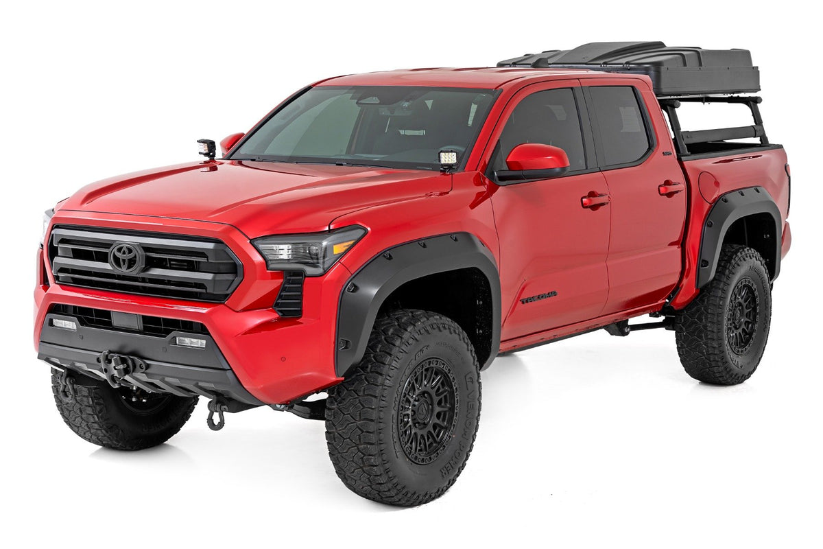 Rough Country - LED Light Kit - Ditch Mount - 2" Black Pair - Amber DRL - Toyota Tacoma (24-25) - 72104 for 2024 Toyota Tacom