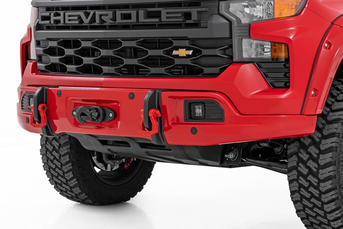 Rough Country - Front FXS Bumper - 12000S - G7C Red Hot - Chevy Silverado 1500 2WD/4WD (23-26) - 13007-G7C