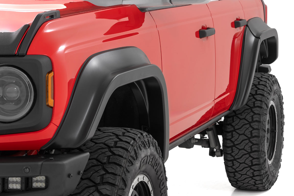 Rough Country - Fender Flares - VA Desert Sand - Ford Bronco 4WD (2021-2025) - O-F12124-VA by Rough Country - angle view
