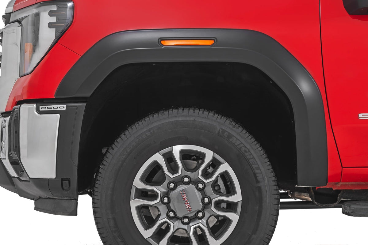 Rough Country - Fender Flares - Sport - GBA Black - GMC Sierra 2500 HD/Sierra 3500 HD (20-25) - S-G11912-GBA by Rough Country