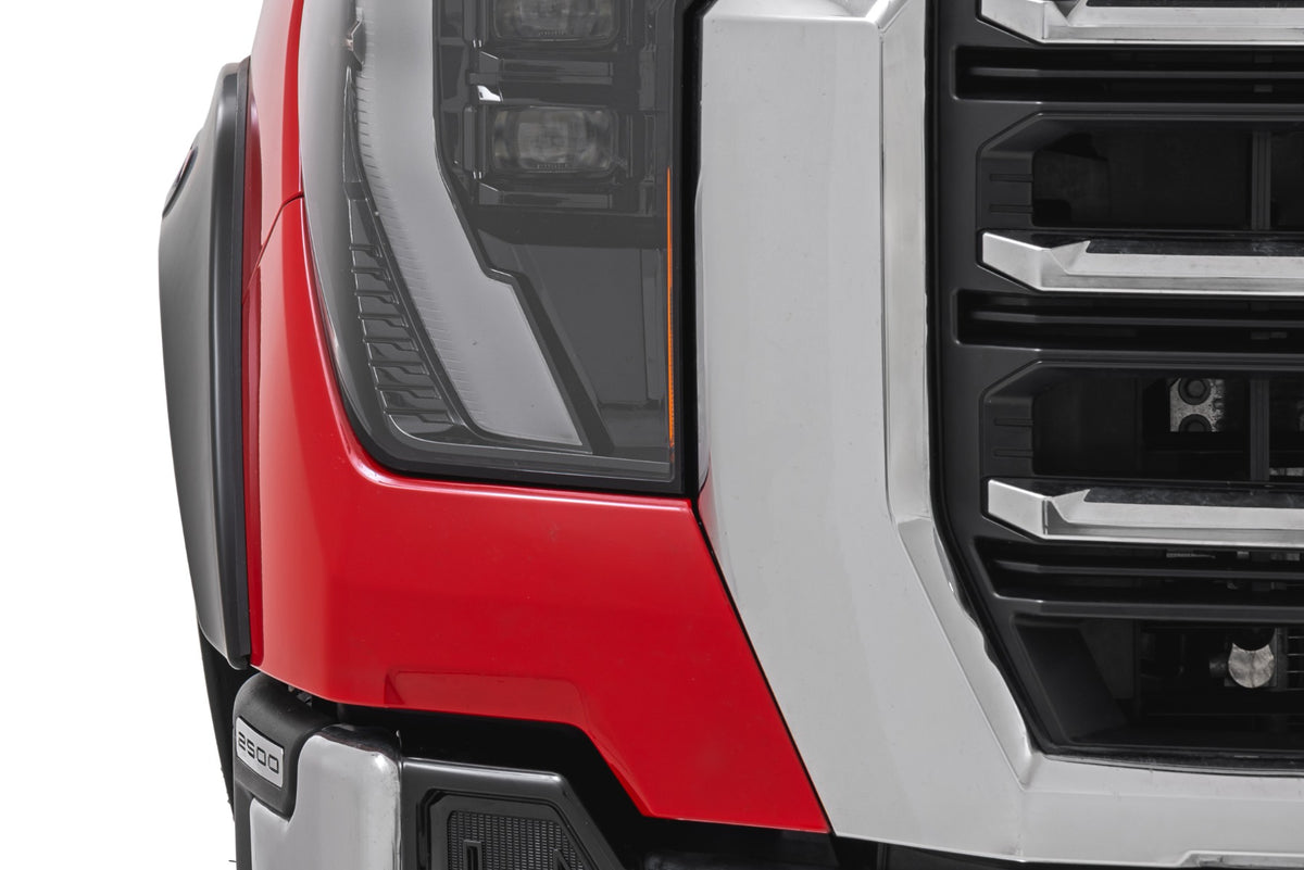 Rough Country - Fender Flares - Sport - GBA Black - GMC Sierra 2500 HD/Sierra 3500 HD (20-25) - S-G11912-GBA by Rough Country