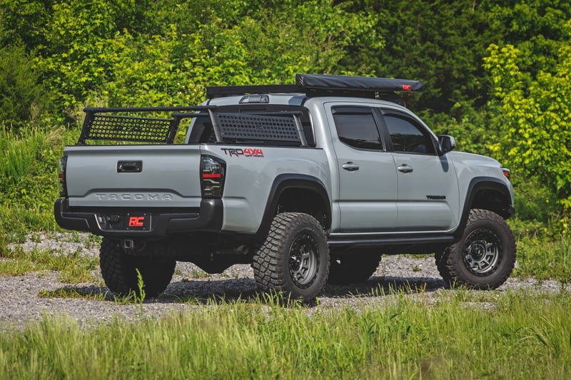 Rough Country - OV2 Running Boards - Side Step Bars - Crew Cab - Toyota Tacoma 2WD/4WD (16-23) - 14012