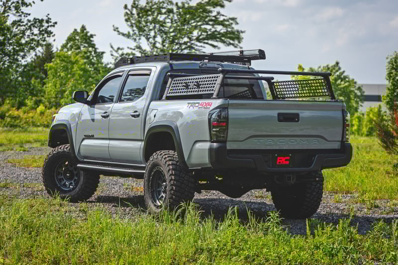 Rough Country - OV2 Running Boards - Side Step Bars - Crew Cab - Toyota Tacoma 2WD/4WD (16-23) - 14012