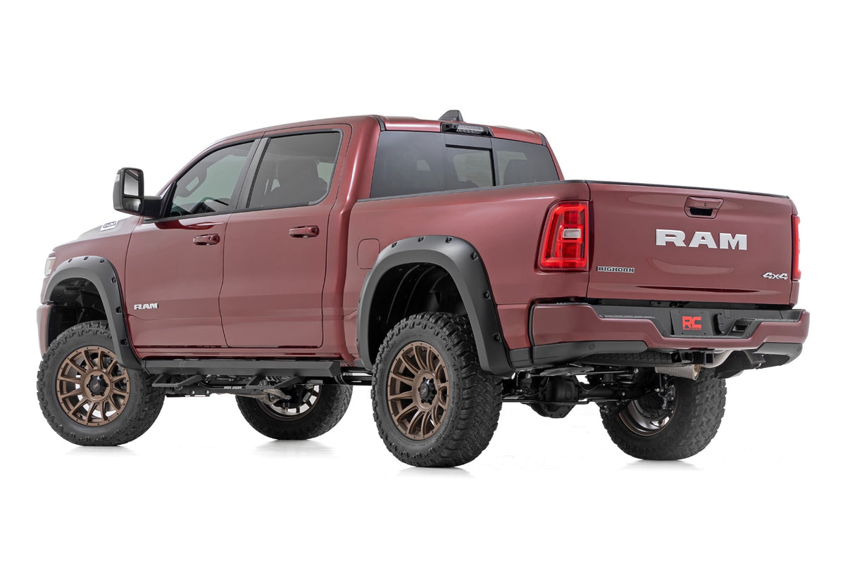 Rough Country - Pocket Fender Flares - PBJ Hydro Blue - Ram 1500 2WD/4WD (2025) - F-D319205-PBJ by Rough Country - detail vie