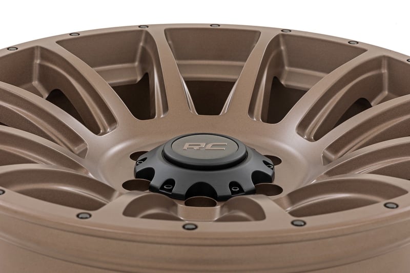 Rough Country 90 Series Wheel/One-Piece/Bronze/20x10/6x5.5/-25mm - 90202412 by Rough Country - rear view