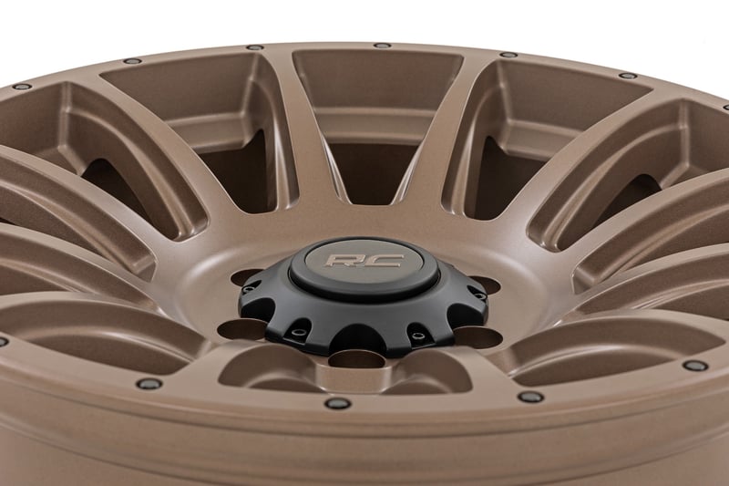 Rough Country 90 Series Wheel/One-Piece/Bronze/18x9/8x170/-12mm - 90181211 by Rough Country - side view