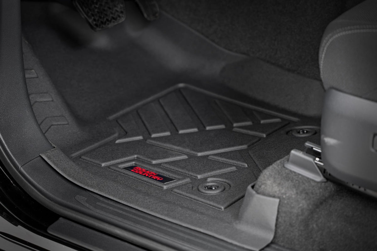Rough Country - Sure-Fit Floor Mats - Front & Rear & Cargo Mat - Toyota 4Runner (2025) - SM71325 by Rough Country - angle vie