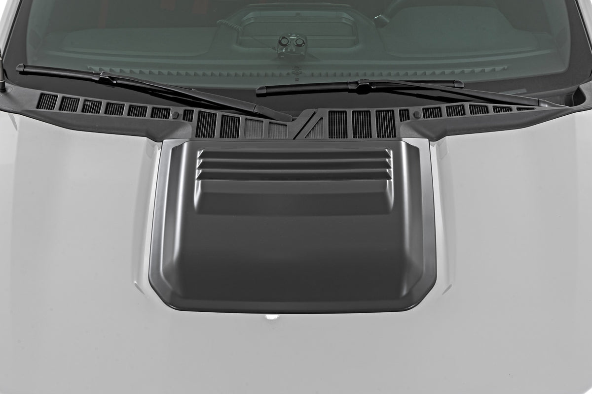 Rough Country - Hood Scoop - M7 Carbonized Gray - Ford F-150 2WD/4WD (2021-2026) - HS30010-M7