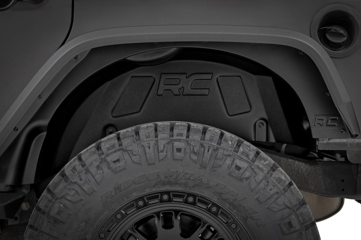 Rough Country - Rear Wheel Well Liners - Jeep Wrangler Unlimited 2WD/4WD (2007-2018)