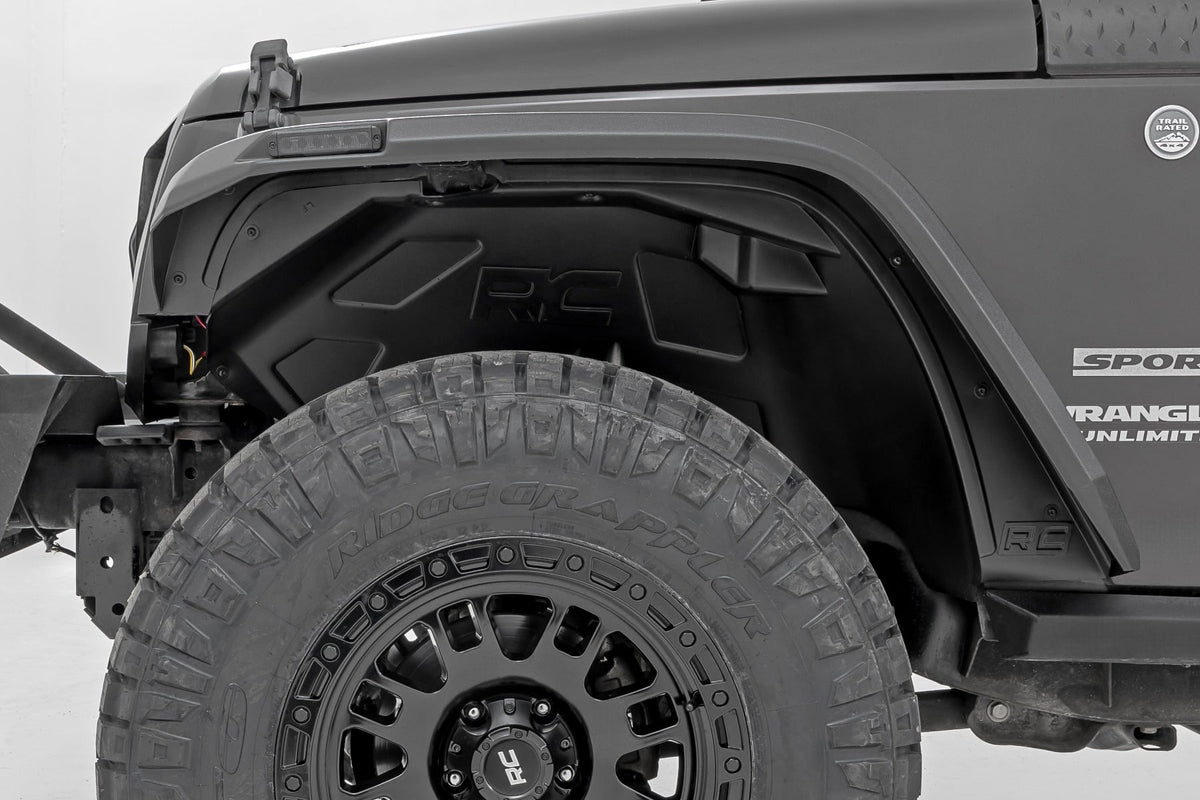 Rough Country - Front Wheel Well Liners - Jeep Wrangler Unlimited 2WD/4WD (2007-2018)
