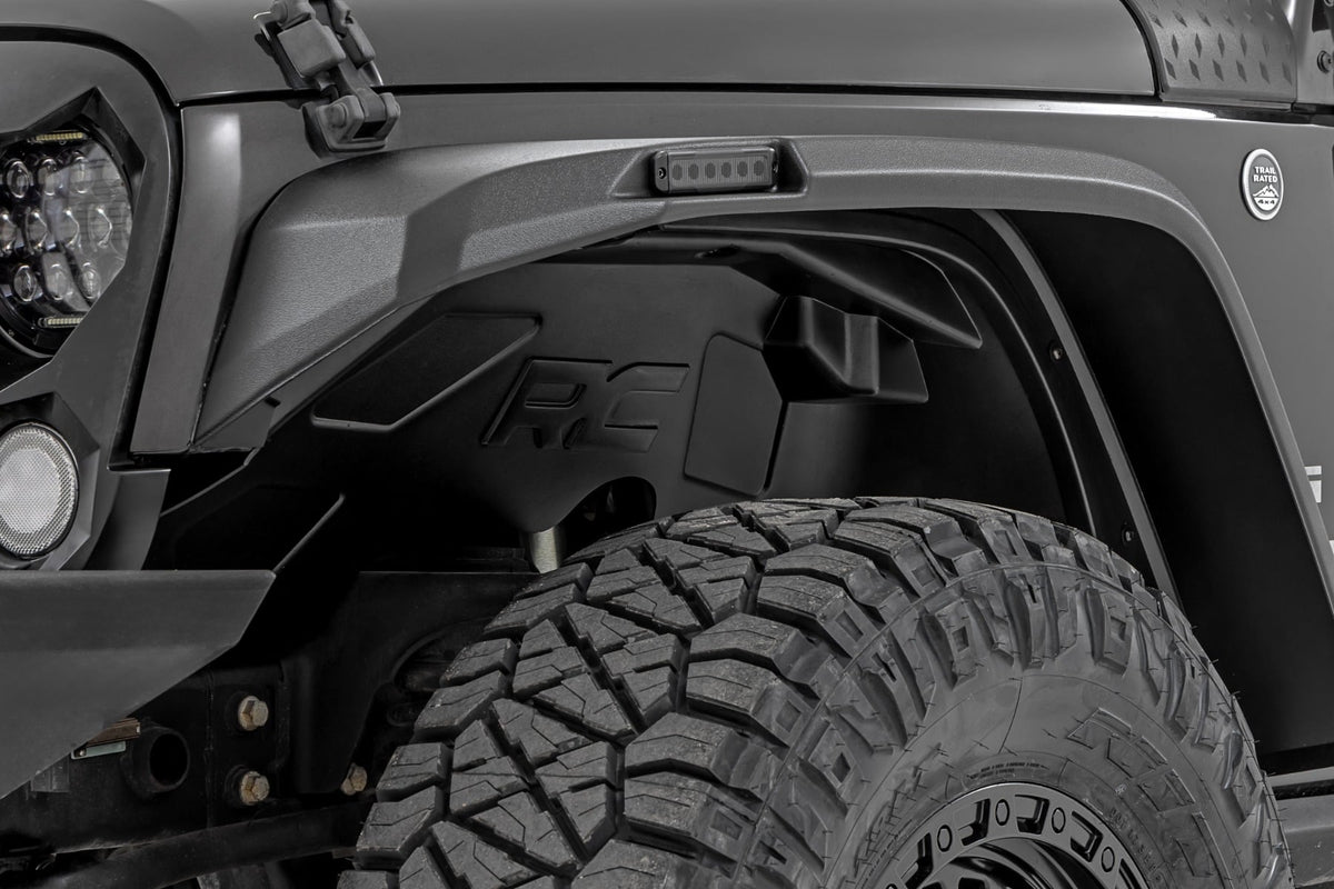 Rough Country - Wheel Well Liners - Front & Rear - Jeep Wrangler Unlimited 2WD/4WD (2007-2018)