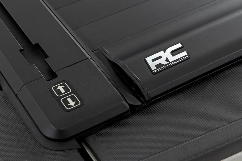Rough Country - Powered Retractable Bed Cover - 5' Bed - Chevy/GMC Canyon/Colorado (15-26) - 51120500 by Rough Country - clos