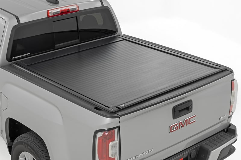 Rough Country - Powered Retractable Bed Cover - 5' Bed - Chevy/GMC Canyon/Colorado (15-26) - 51120500 by Rough Country - fron