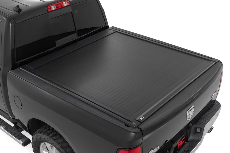 Rough Country - Powered Retractable Bed Cover - 5'7" Bed - Ram 1500 (09-18) 1500 Classic (19-24) - 51309550 by Rough Country 