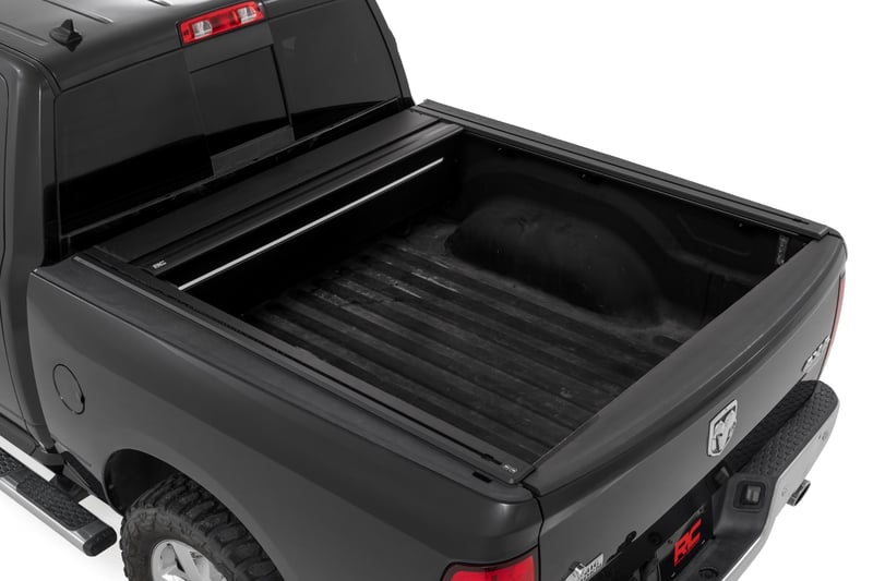 Rough Country - Powered Retractable Bed Cover - 5'7" Bed - Ram 1500 (09-18) 1500 Classic (19-24) - 51309550 by Rough Country 