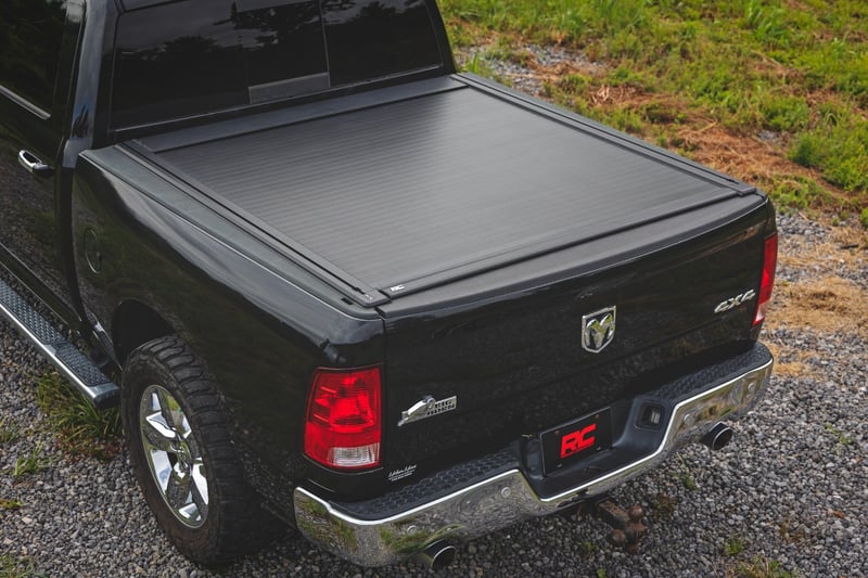 Rough Country - Powered Retractable Bed Cover - 5'7" Bed - Ram 1500 (09-18) 1500 Classic (19-24) - 51309550 by Rough Country 