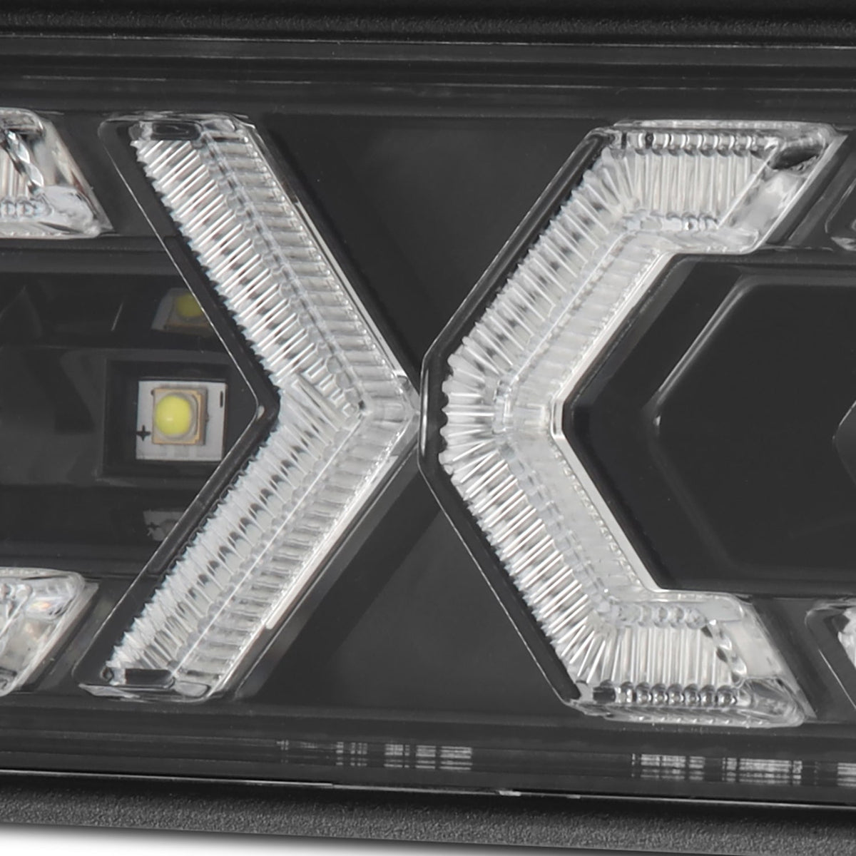 AlphaRex Arrow-X  Universal Multi-Functional Off-Road L.E.D Chase Light - Black - 940020 by AlphaRex - detail view