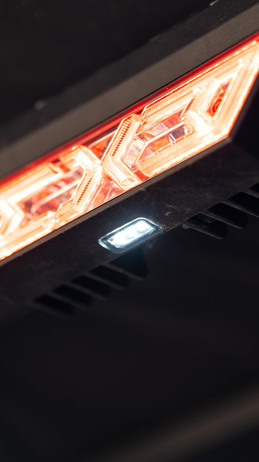 AlphaRex Arrow-X  Universal Multi-Functional Off-Road L.E.D Chase Light - Black - 940020 by AlphaRex - front view