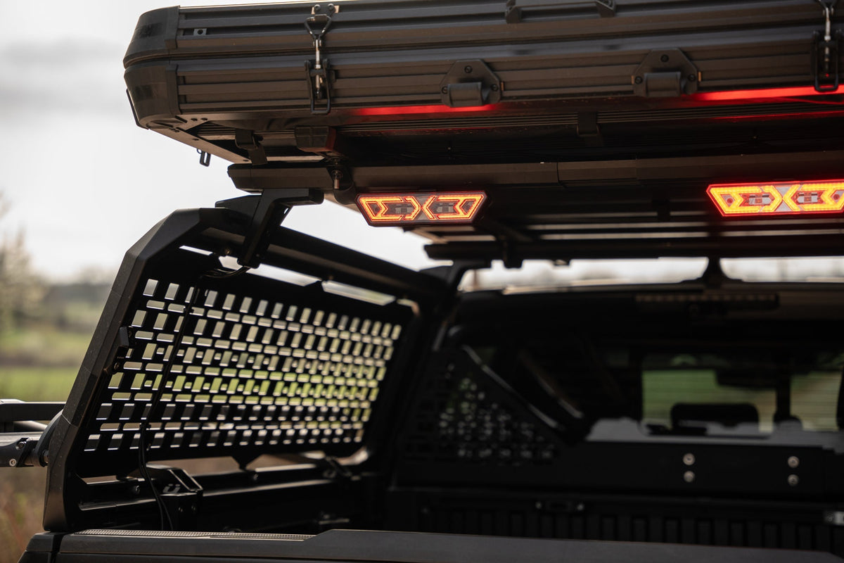 AlphaRex Arrow-X  Universal Multi-Functional Off-Road L.E.D Chase Light - Black - 940020 by AlphaRex - close-up