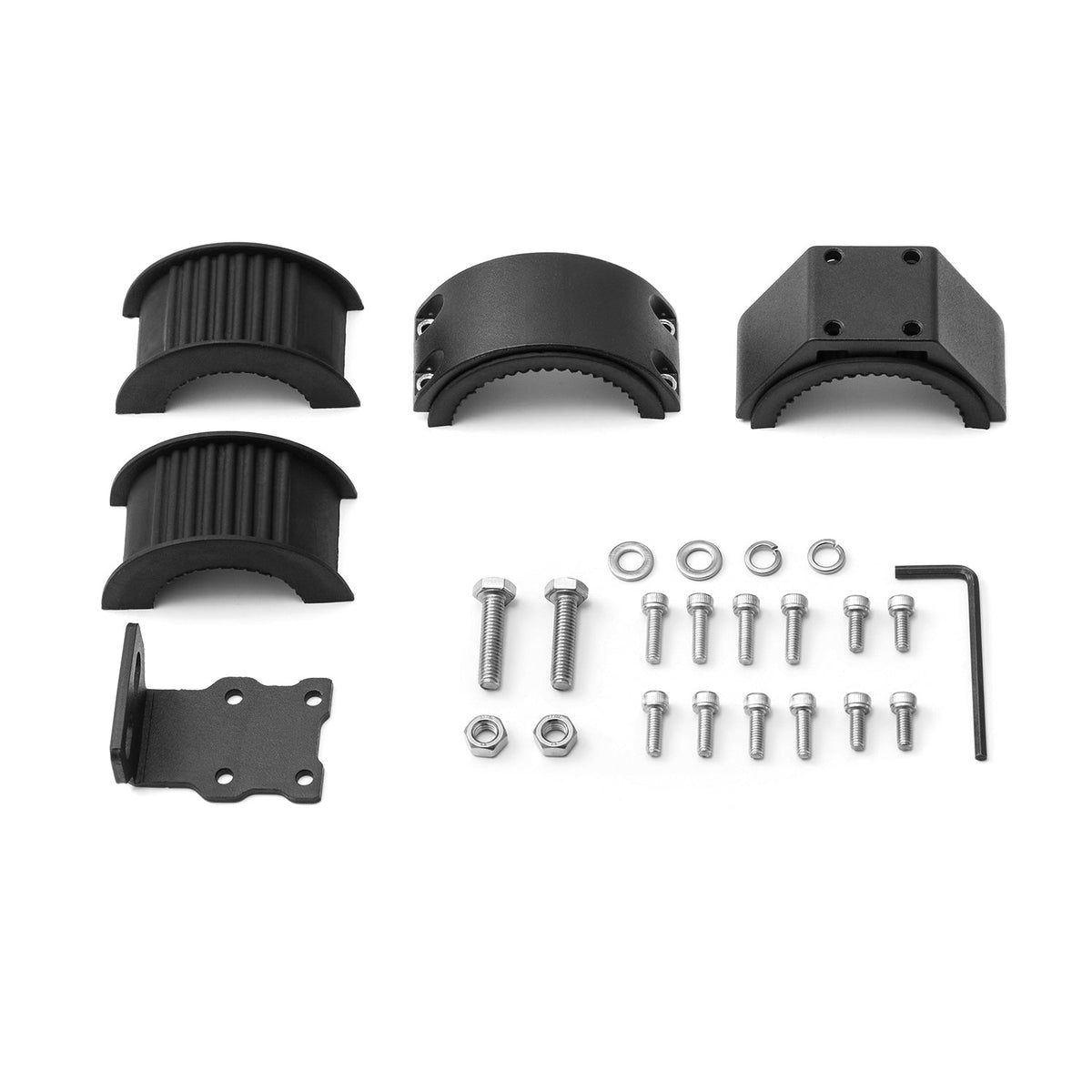AlphaRex Arrow-X  Universal Multi-Functional Off-Road L.E.D Chase Light - Black - 940020 by AlphaRex - installed view