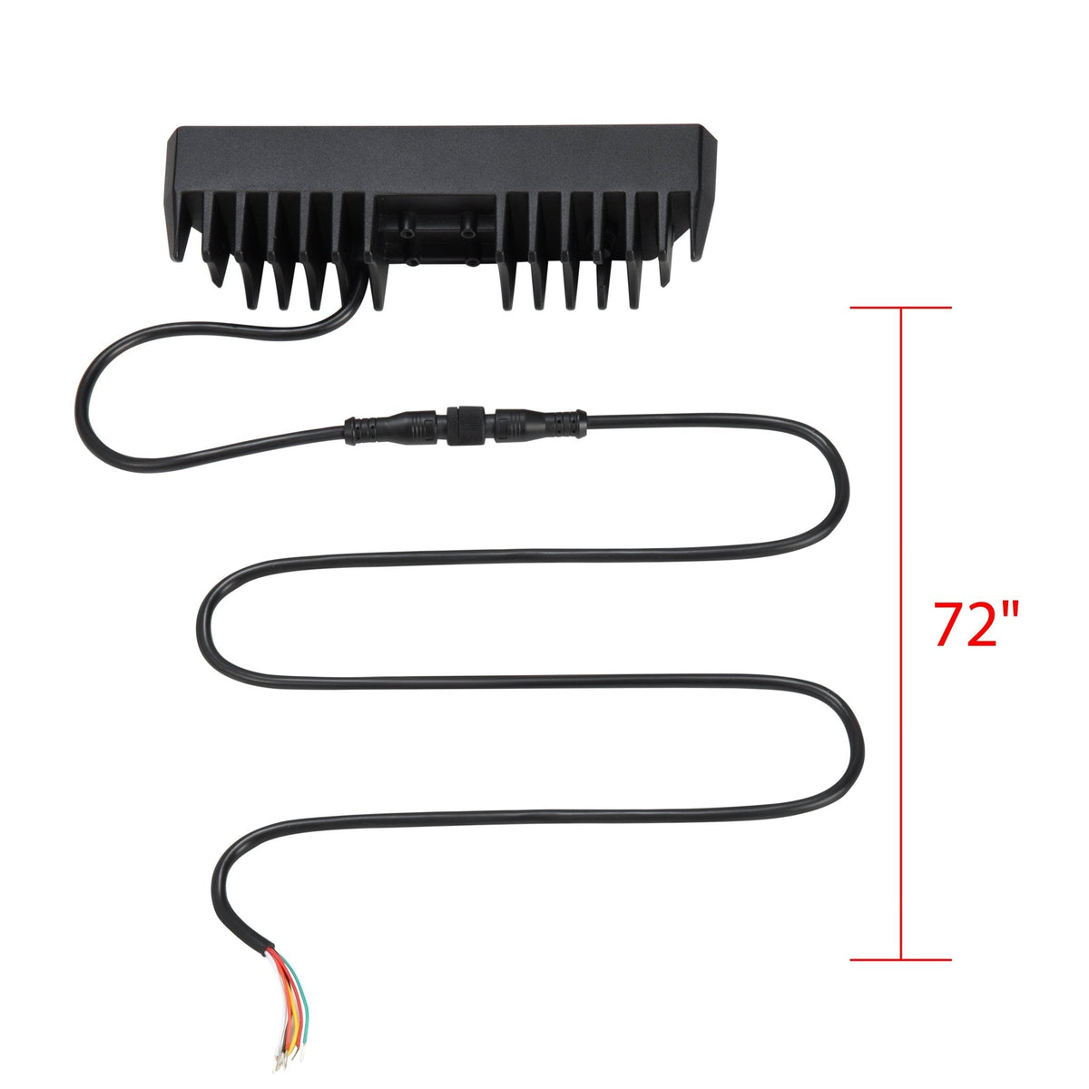 AlphaRex Arrow-X  Universal Multi-Functional Off-Road L.E.D Chase Light - Black - 940020 by AlphaRex - detail view