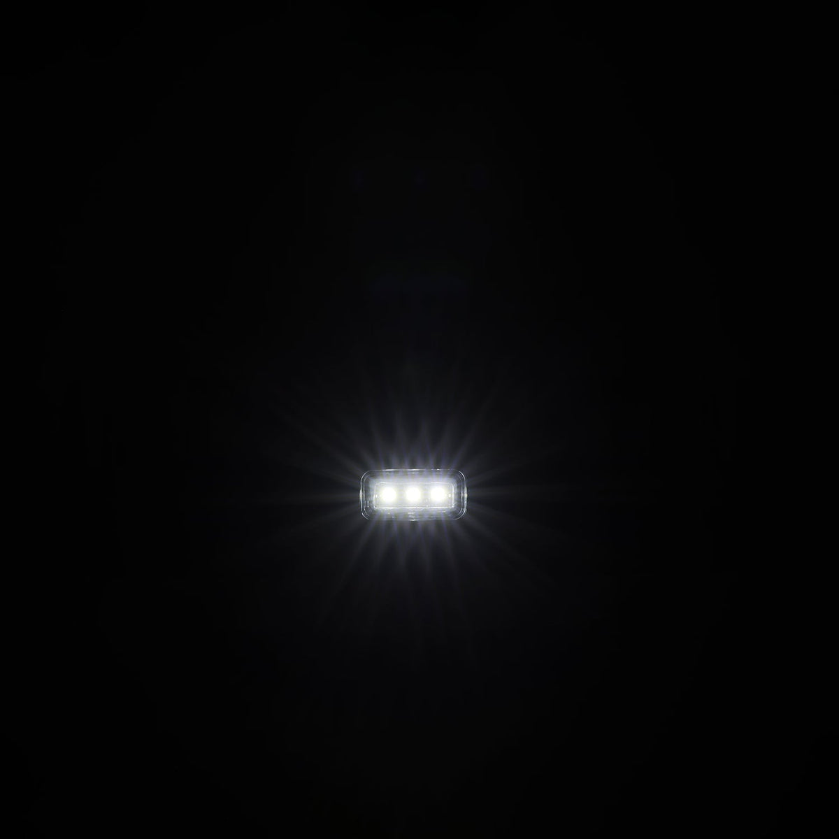 AlphaRex Arrow-X  Universal Multi-Functional Off-Road L.E.D Chase Light - Black - 940020 by AlphaRex - rear view