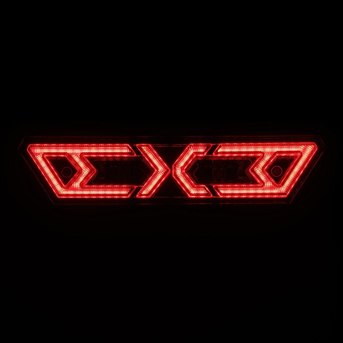 AlphaRex Arrow-X  Universal Multi-Functional Off-Road L.E.D Chase Light - Black Smoke - 940019 by AlphaRex - close-up