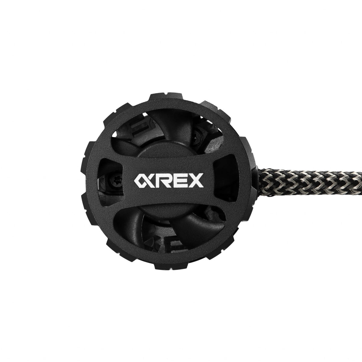 AlphaRex Black Ammo Panoramic LED Light Bulbs - 9006 - 110003 by AlphaRex - angle view