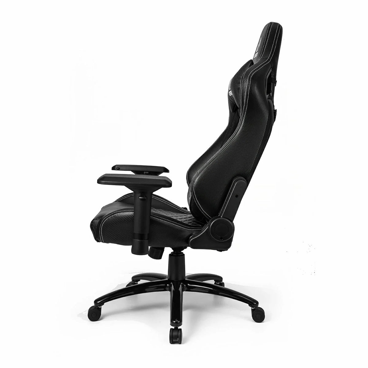 AlphaRex Carbon Fiber Look Racing Style Gaming Reclining Ergonomic Chair - 900168 by AlphaRex - detail view