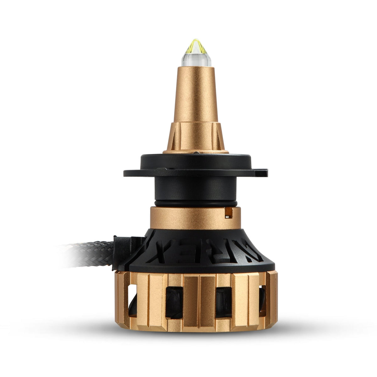 AlphaRex Gold Ammo Panoramic LED Light Bulbs - H7 - 110008 by AlphaRex - close-up