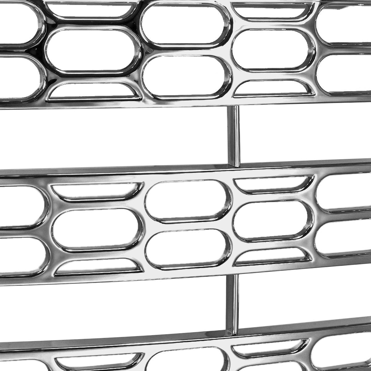 Spec-D Tuning - 2007-2013 GMC Sierra 1500 Chrome ABS Mesh Grille - HG-GMC07CV2