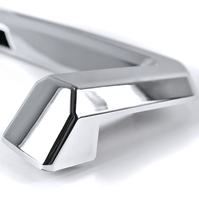Spec-D Tuning - 2011-2016 Ford F-250/F-350/F-450/F-550 SuperDuty Chrome ABS Grille Overlay - HG-F25011C-MD-GL