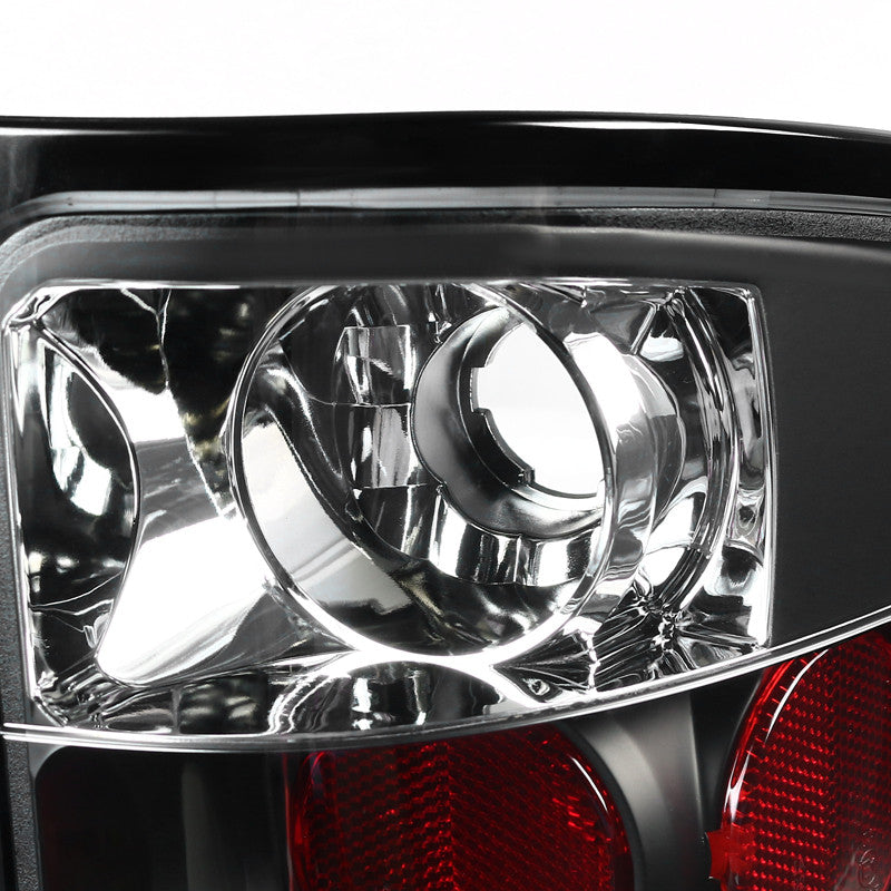 Spec-D Tuning - 2007-2014 Chevrolet Silverado V2 LED Tail Lights (Matte Black Housing/Clear Lens) - LT-SIV07JMLED-V2-TM
