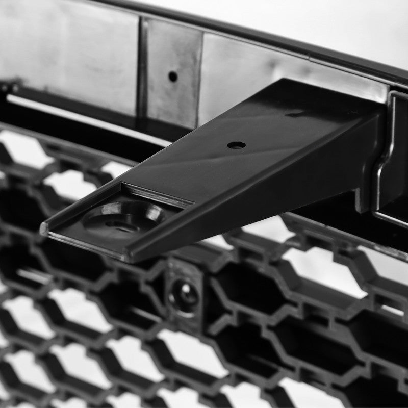 Spec-D Tuning - 2013-2018 Dodge RAM 1500 Matte Black ABS Rebel Style Honeycomb Mesh Grille - HG-RAM1315BB-GL