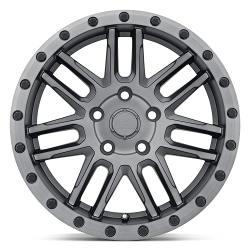 Black Rhino Hard Alloys Arches 20X9.5 5X127 -18MM Matte Brushed Gunmetal Blk Blt