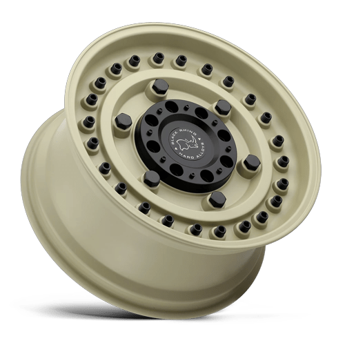Black Rhino Hard Alloys Armory 17X9.5 BLANK +6MM Desert Sand