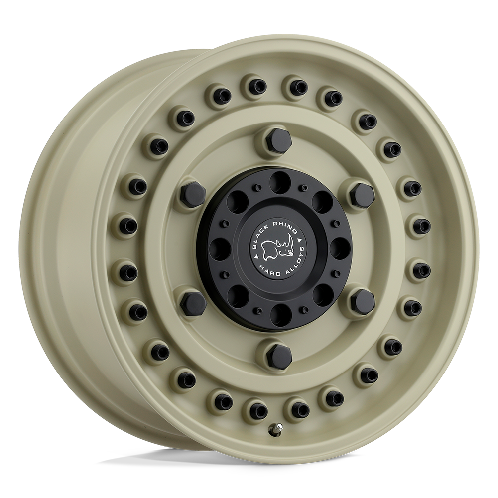 Black Rhino Hard Alloys Armory 16X8 6X120/6X139.7/6X139 -10MM Desert Sand
