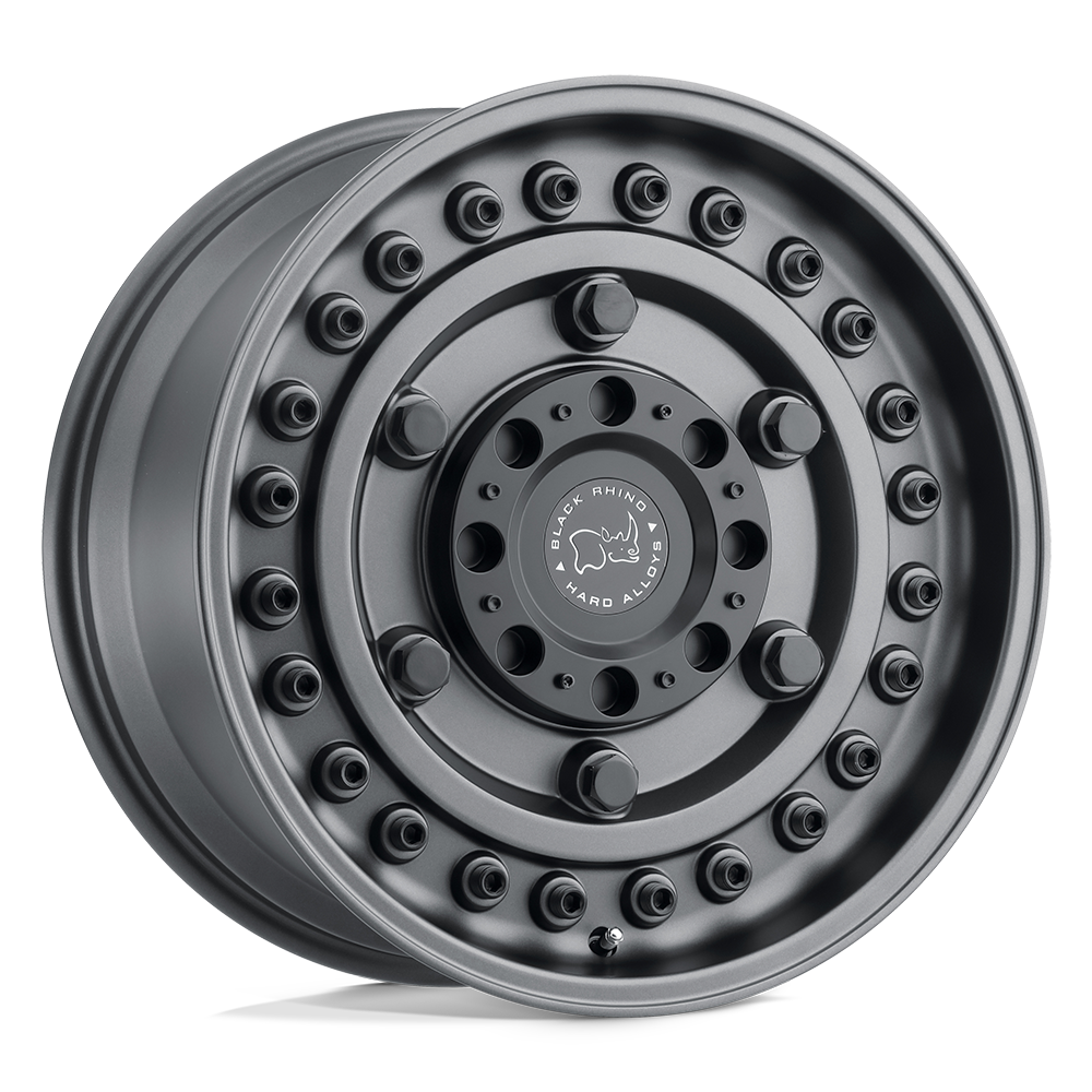 Black Rhino Hard Alloys Armory 18X9.5 6X135/6X139.7/6X139 -18MM Gun Black