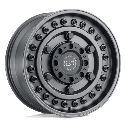 Black Rhino Hard Alloys Armory 18X9.5 5X127 -18MM Gun Black