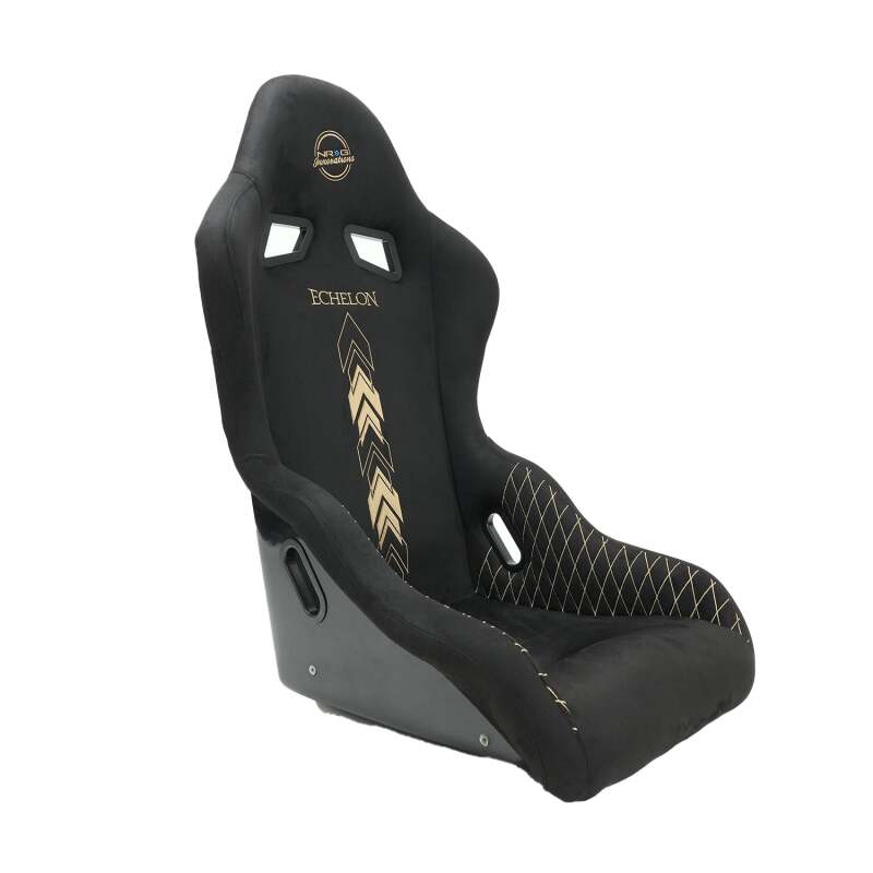 NRG FRP Bucket Seat - Echelon Light Weight - Gold Stitching - Large - FRP-350ECH-GD - front view
