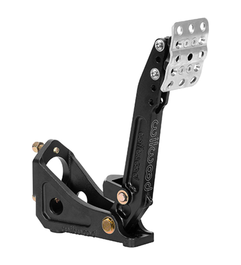 Wilwood Adjustable Single Clutch Pedal - Floor Mount - 5.25-6:1 - 340-16378
