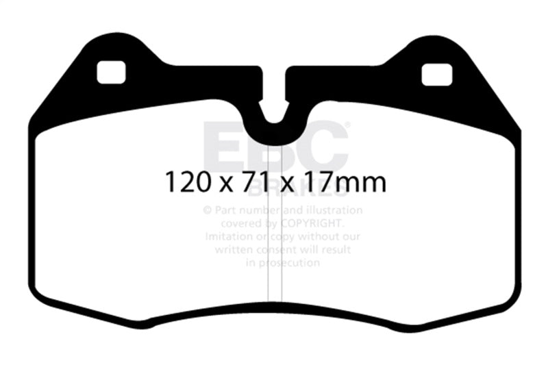 EBC 94-99 BMW M5 3.8 (E34) Redstuff Front Brake Pads - DP31032C