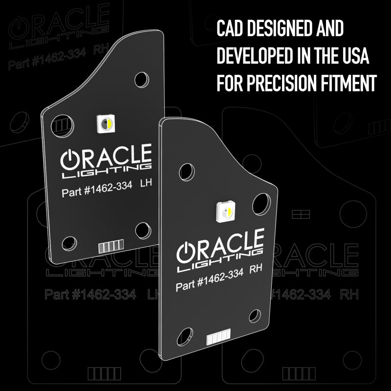 Oracle 21-23 Ford F-150 ColorSHIFT RGB+W Fog Light DRL Upgrade Kit w/ No Controller SEE WARRANTY - 1462-334