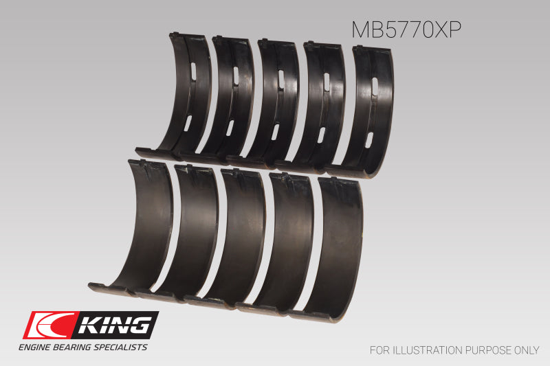 King Nissan VK45DD/E/ VK50VE/ Vk56DE/VD (Size 0.26) Main Bearing Set - MB5770XP.026