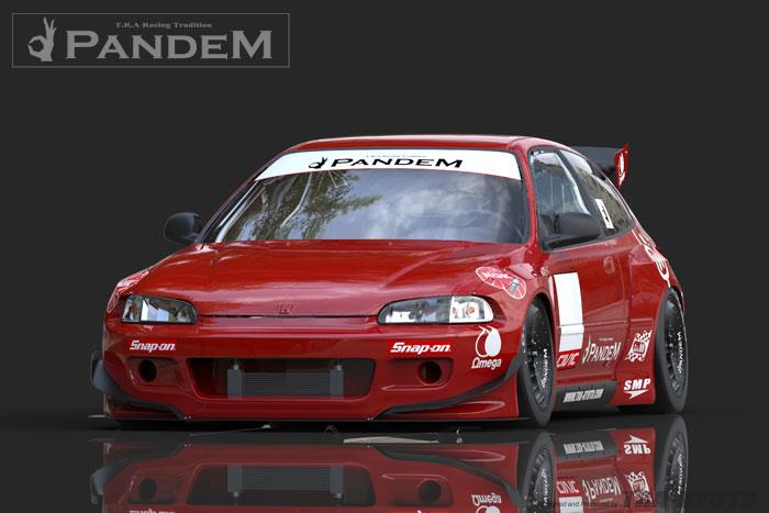 GReddy 92-95 Honda Civic EG Hatchback Pandem Rocket Bunny Side Skirts - 17050113