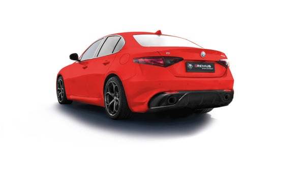 Remus 2016 Alfa Romeo Giulia Veloce Q4 AWD 2.0L Turbo Multiair Axle Back Exhaust (Tail Pipes Req) - 025017 1500 by Remus