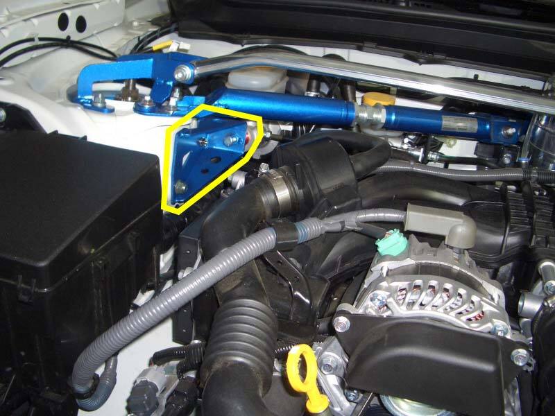 Cusco 2022+ Toyota GR86 / Subaru BRZ Brake Master Cylinder Stopper *RHD ONLY* - 965 561 A by Cusco - angle view